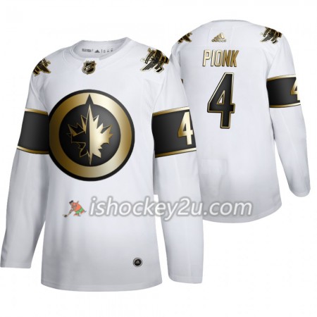 Mænd NHL Winnipeg Jets Trøje Neal Pionk 4 Adidas 2019-20 Golden Edition Hvid Authentic